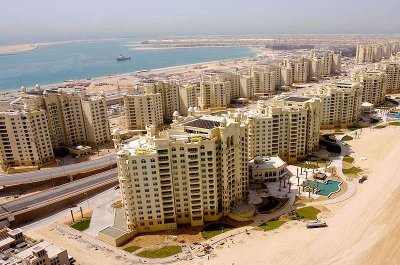 Dubaï / Le projet d'appartements du littoral de Palm Jumairah