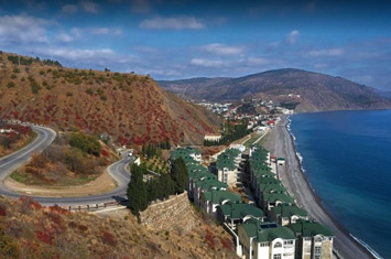Complexe de bâtiments de vacances de la région d'Alusta