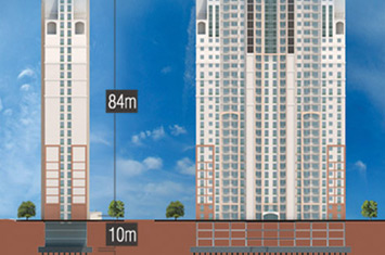 Projet de construction de la phase 2 de l'immeuble résidentiel Innovia